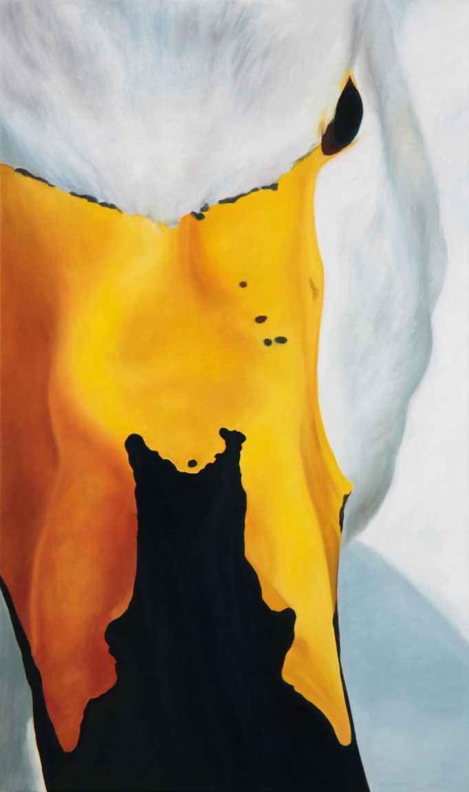 <b>Singschwan</b><br>Öl/Leinwand | 2014 | 75 x 45 cm