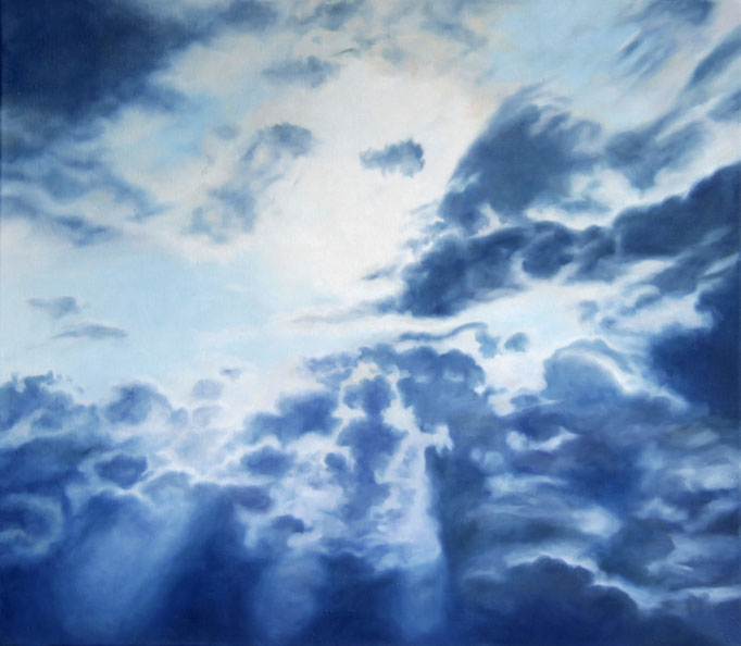 <b>Wolken 3</b><br>Öl/Leinwand | 2013 | 70 x 80 cm<br><small>(Privatbesitz)