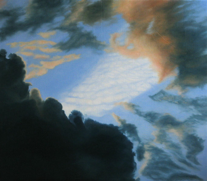 <b>Wolken 2</b><br>Öl/Leinwand | 2009 | 70 x 80 cm
