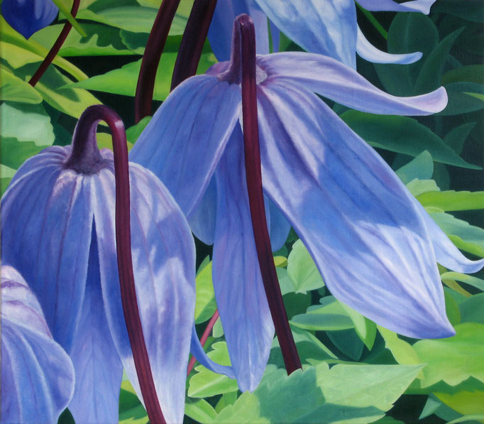 <b>Glockenblumen</b><br>Öl/Leinwand | 2009 | 70 x 80 cm<br><small>(Privatbesitz)
