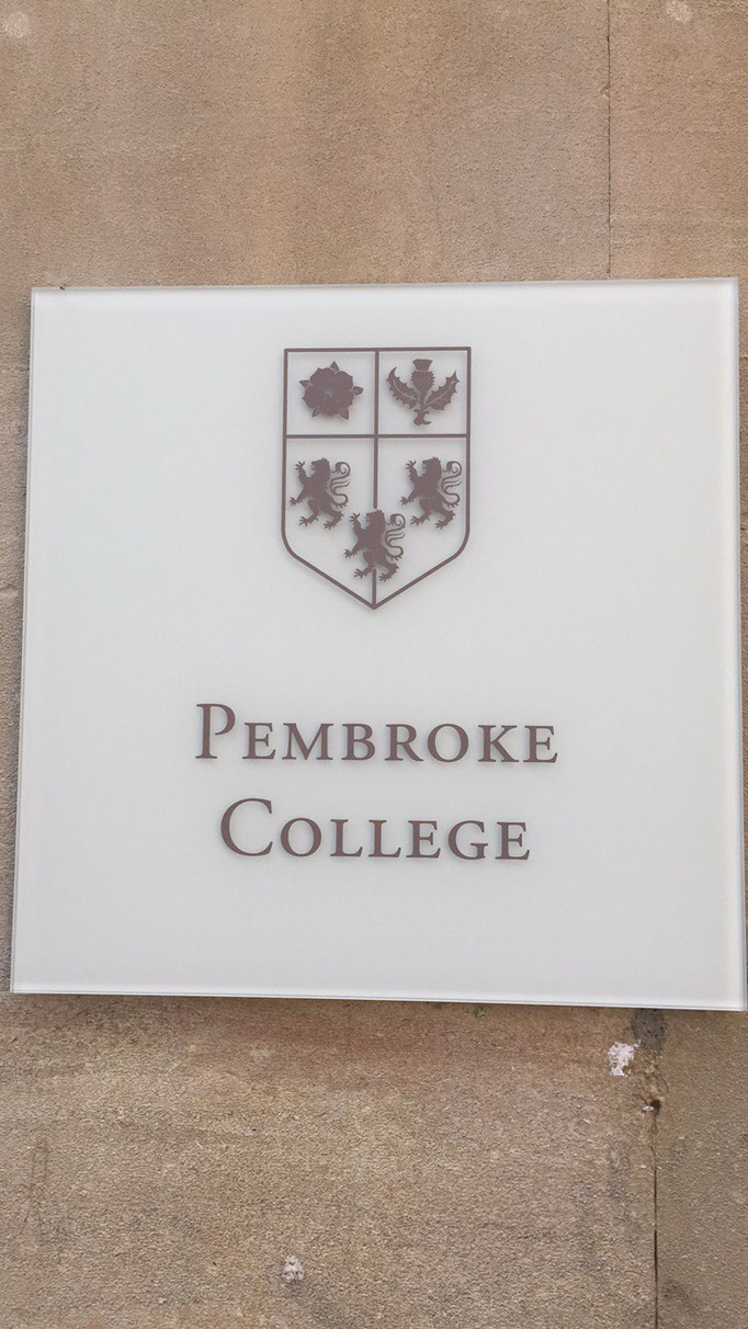 Visite du college Pembroke. 
