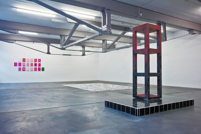 Ausstellungsansicht Kunsthalle Vebikus Schaffhausen 2018, Jean-Claude Houlmann, Anja Braun and Felix Baudenbacher 