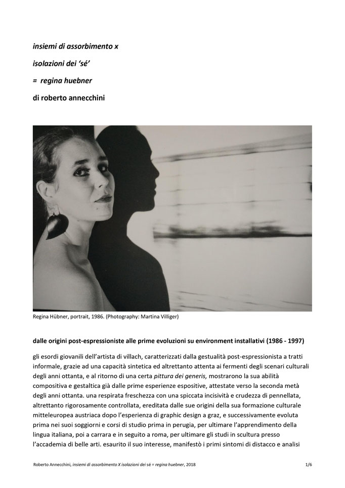 Roberto Annecchini, dalle origini post-espressioniste alle prime evoluzioni su environment installativi (1986 - 1997)