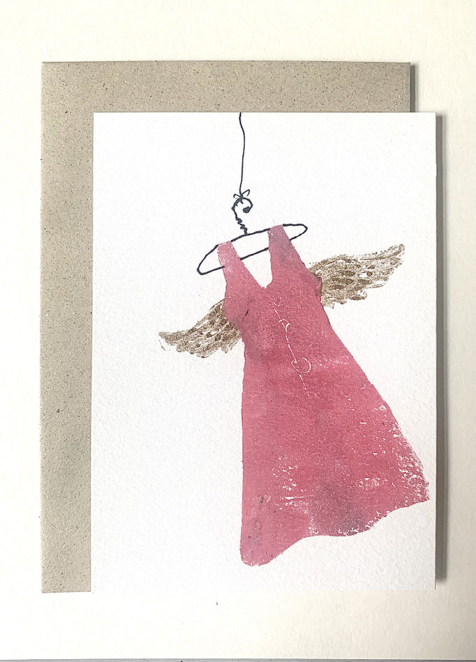 karte,weihnachten,engel,engelkleid