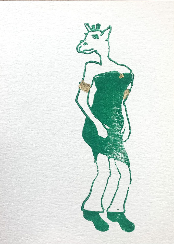 karte,frieda,giraffe,gruen