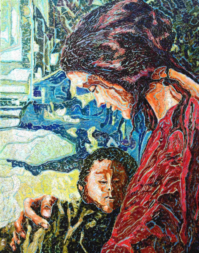 Liebe_2022_Öl auf LW_140*110 cm / Love_oil on canvas