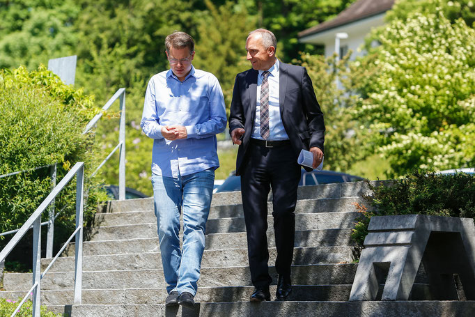 Frank and Adrian Hasler (Prime Minister of Liechtenstein)