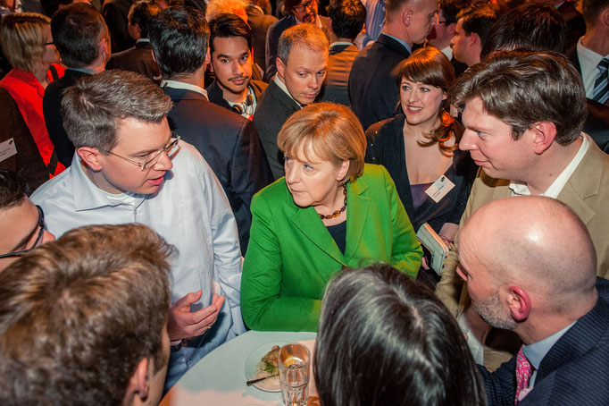 Frank and Dr. Angela Merkel