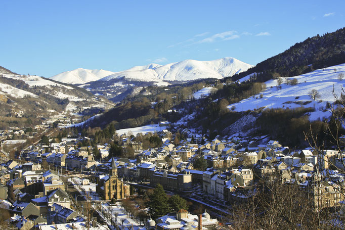 La Bourboule en hiver Crédit photo: OT massif du Sancy