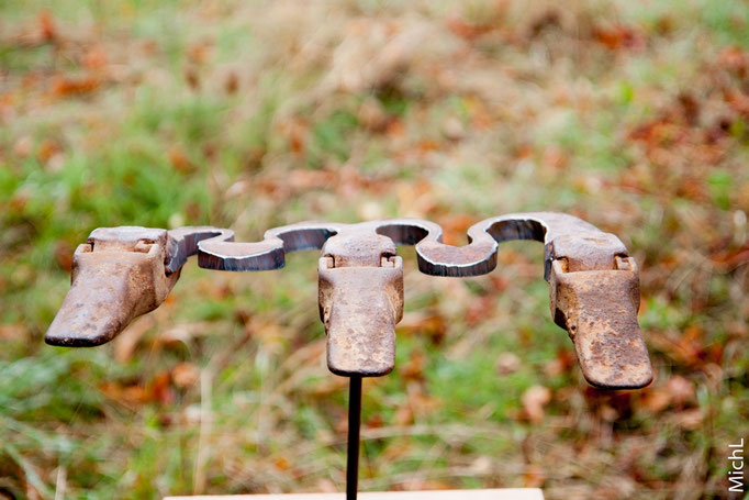 "En plein vol" Acier 34 x 34 x 45 cm  © Michel LAURENT / MichL