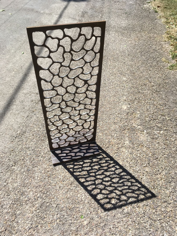  Claustra de 100 x 37 cm / Acier ép. 10 mm /  © Michel LAURENT (MichL)