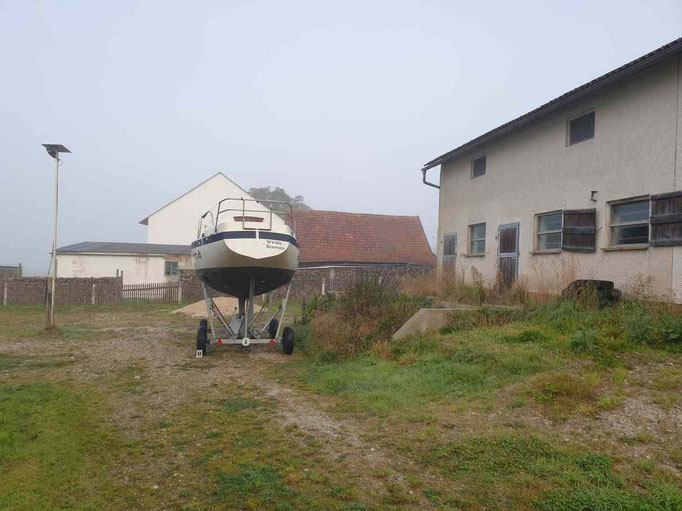 Aktueller Stellplatz bis zum Umrangieren in die Halle