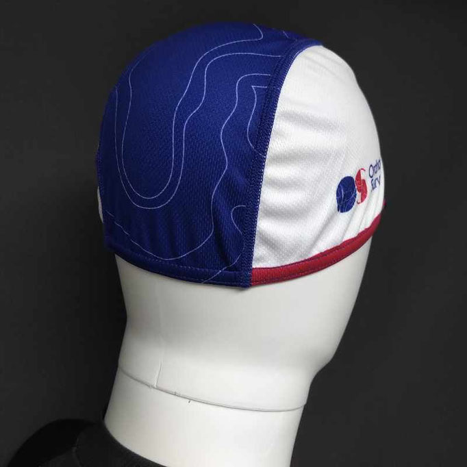 Custom Branded Cycle Cap design example