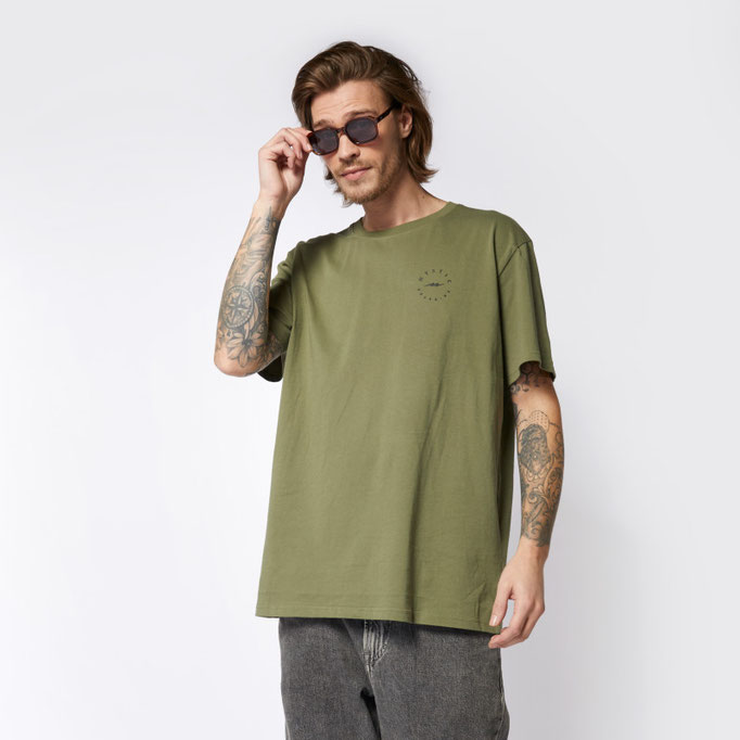 Mystic Stoked T-Shirt Dark Olive