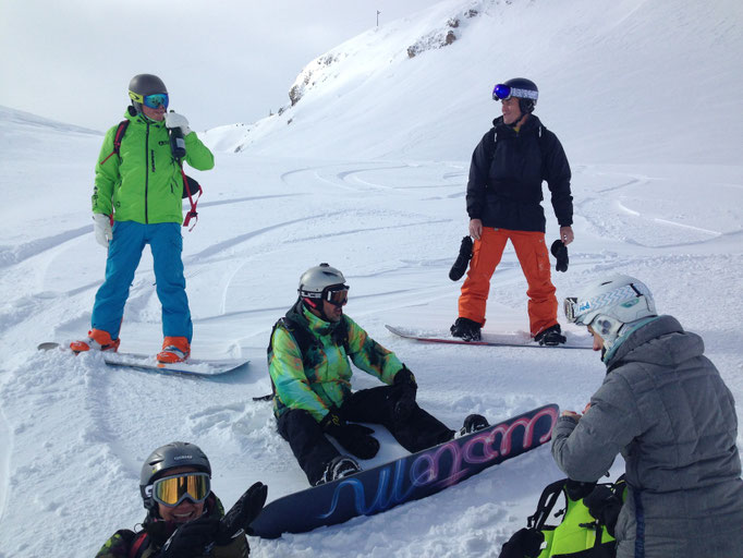 group lessons snowboard