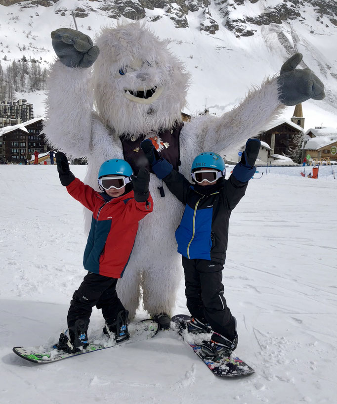 kids lessons snowboard