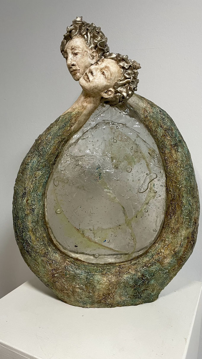 Begegnung, 45 x 31 x 11 cm