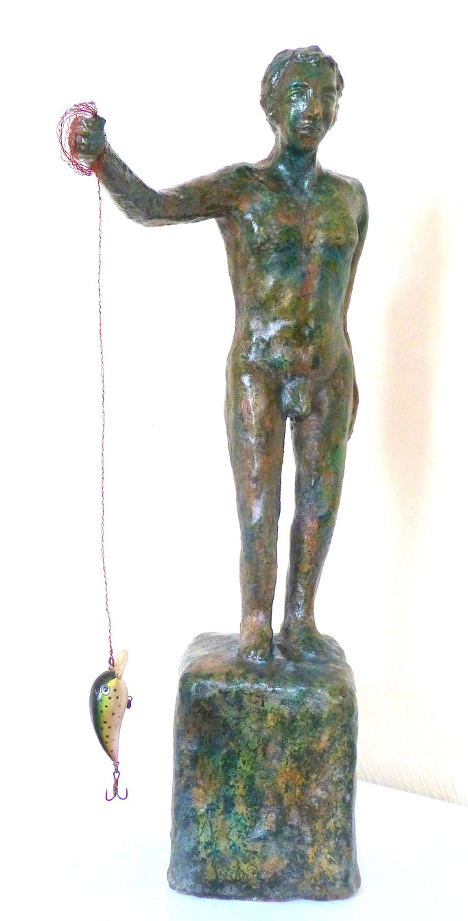 Pescatore, 53 x 19 x 22 cm