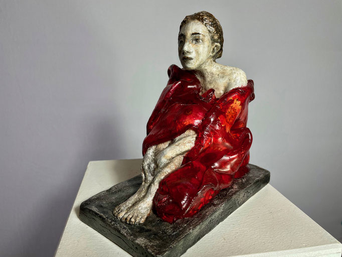 Eine kleine Weile, 17 x 10 x 17cm