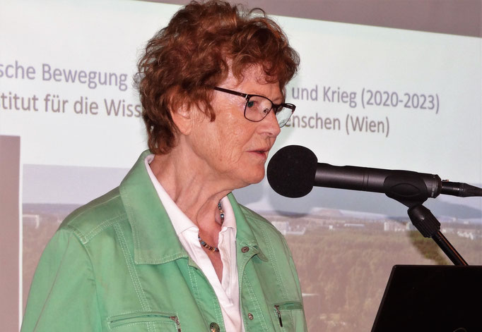 Vortrag Dr. Olga Shparaga / Seekamp / 10.09.23 / Foto: Rolf Johanning