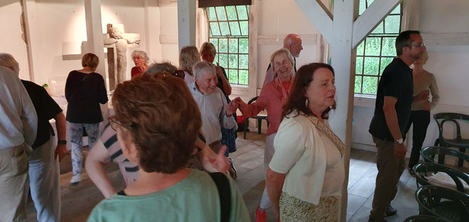 Finissage Ausstellung Elke Schweigart u. Volker Tiemann / Kulturpark Seekamp / 06.07.25 / Fotograf: Wolfgang Brammen