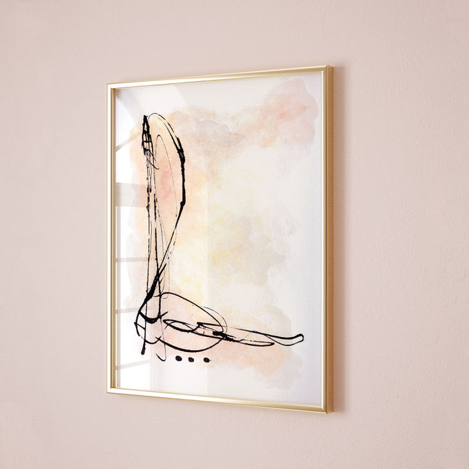 Colorful feminine wall art