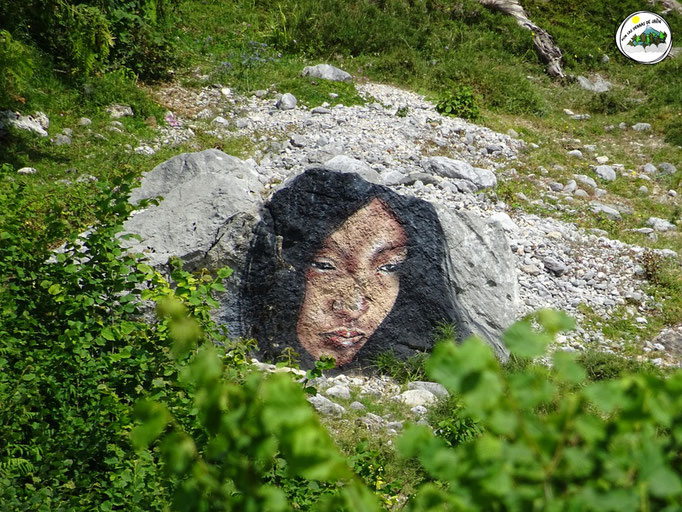 Grafiti, cerca del riio Burón