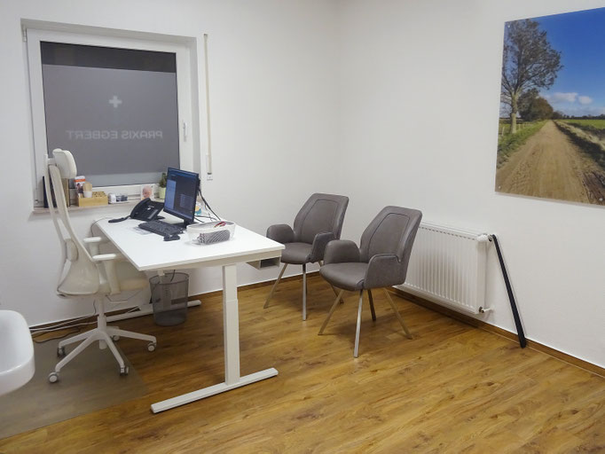 Sprechzimmer Hausarztpraxis Egbert Ibbenbüren Püsselbüren