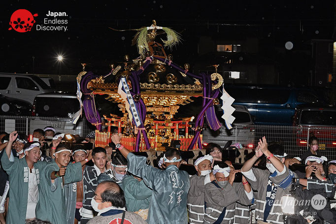 〈八重垣神社祇園祭〉神社神輿 宮送り渡御：福富町区 @2022.08.04