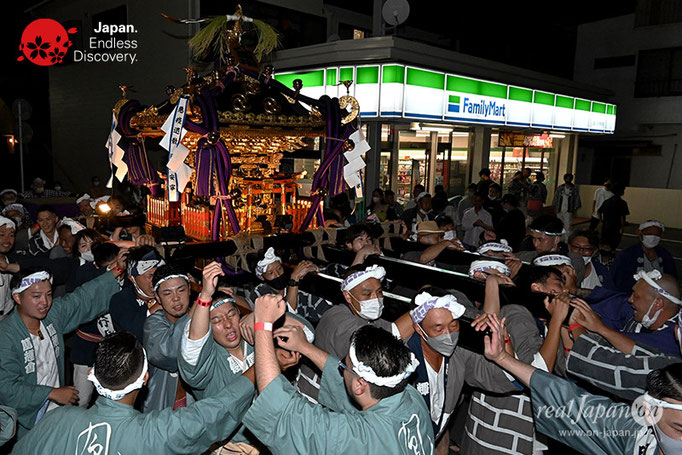 〈八重垣神社祇園祭〉神社神輿 宮送り渡御：福富町区 @2022.08.04
