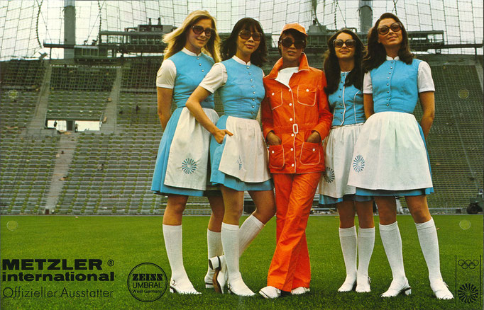 Werbeprospekt „Die Olympia-Sonnenbrillen“, Metzler international, 1972