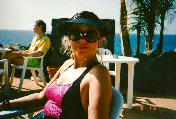 Teneriffa '91 | Hotel «Jardin Tropical».