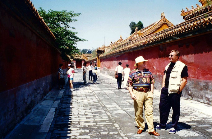 1997 | Peking: Schindler «Mobile»-Markteinführung  in China. «Verbotene Stadt». Mit Edy Brunner.
