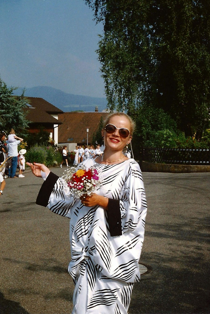 1988 |  Niederlenz: Jugendfest-Umzug.