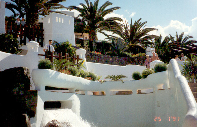 Teneriffa '91 | Hotel «Jardin Tropical».