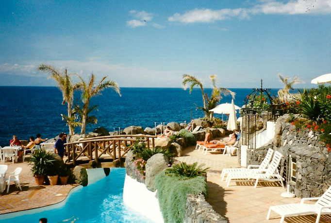 Teneriffa '91 | Hotel «Jardin Tropical».