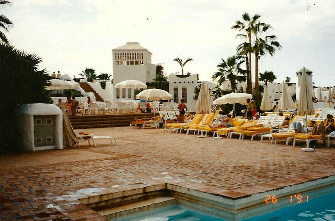 Teneriffa '91 | Hotel «Jardin Tropical».