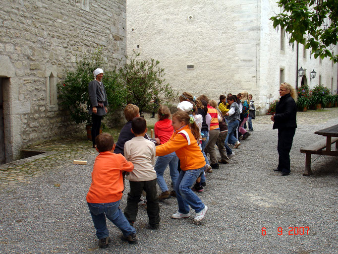 2007 | «Ritterreise» auf Schloss Lenzburg.