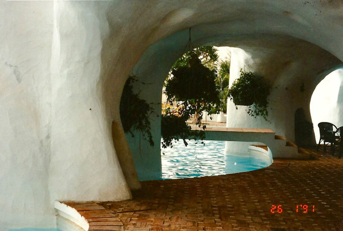 Teneriffa '91 | Hotel «Jardin Tropical».