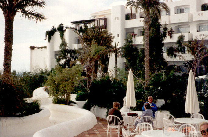 Teneriffa '91 | Hotel «Jardin Tropical».