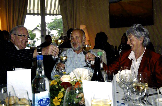 2008 | Jubilarenfeier, Yverdon-Les Bain: Grand Hotel «Des Bains», Mit Vreni Beer & Conradin Cathomen.