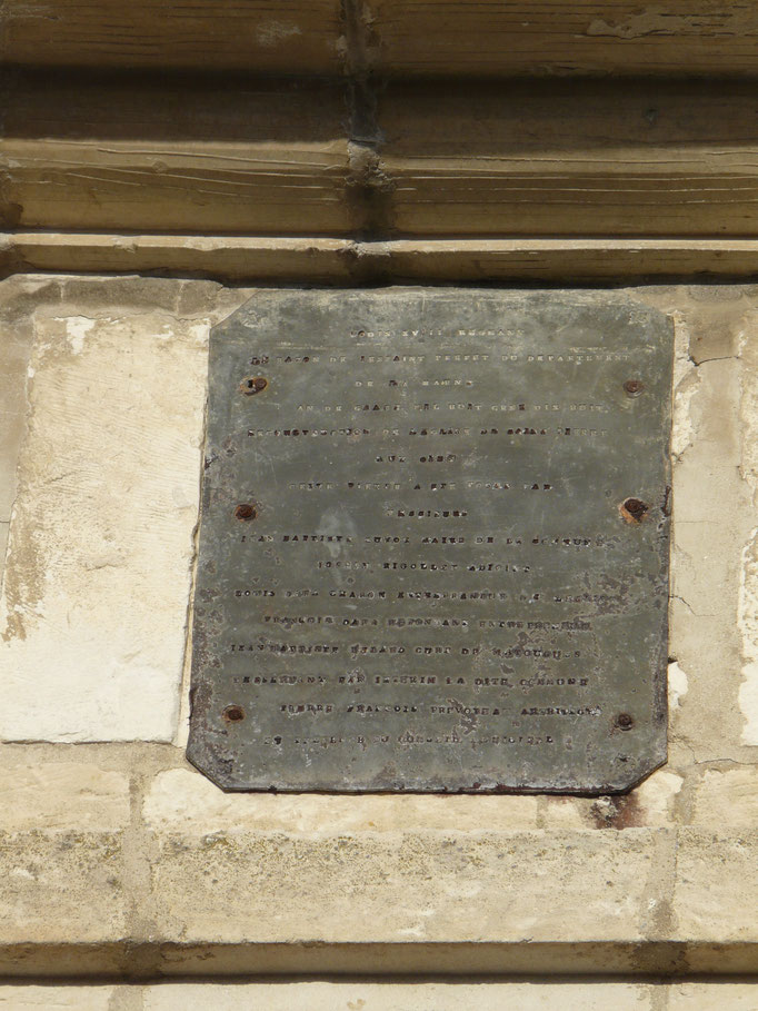 Détail de la façade de l'église de Saint-Pierre-aux-Oies