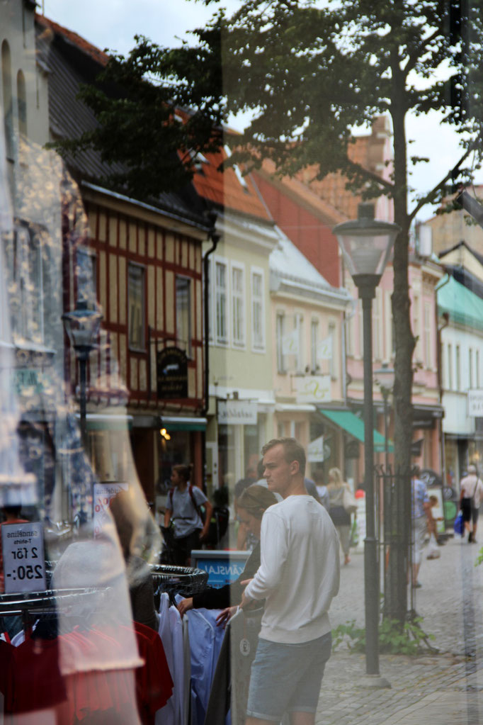 La rue commerçante de Kristianstad