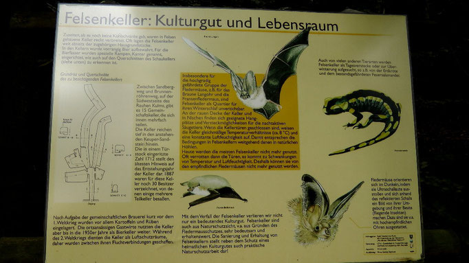 Unterschlupf Infotafel