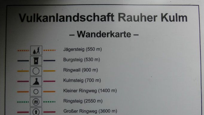 Infotafel Wanderkarte