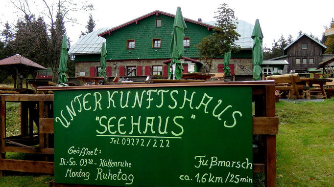 Einkehrmöglichkeit im Seehaus