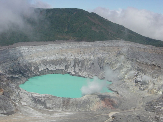 Krater des Poas Vulkan
