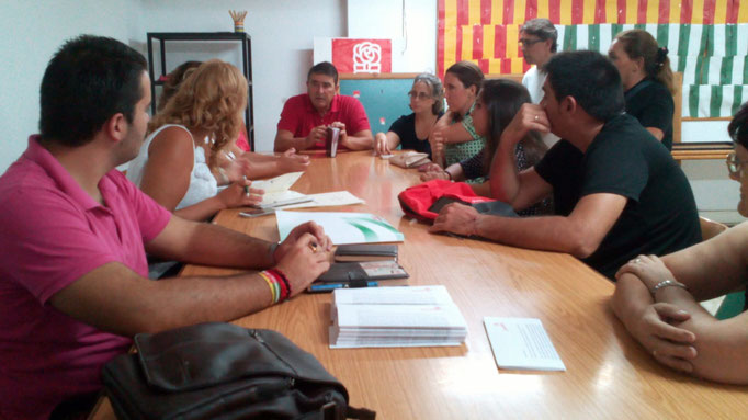Ejecutiva PSOE Adra (2 de Septiembre de 2015)