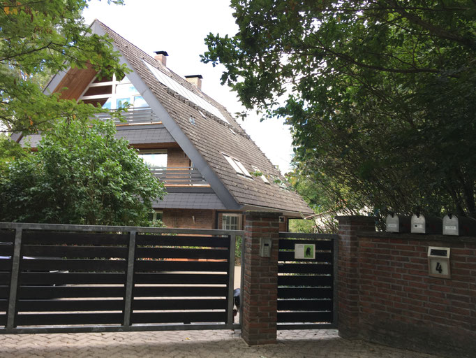 Einfahrt Ferienhaus An der Farchauer Mühle 