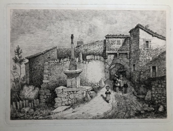 N° 7 La croix près du hameau, 134x192